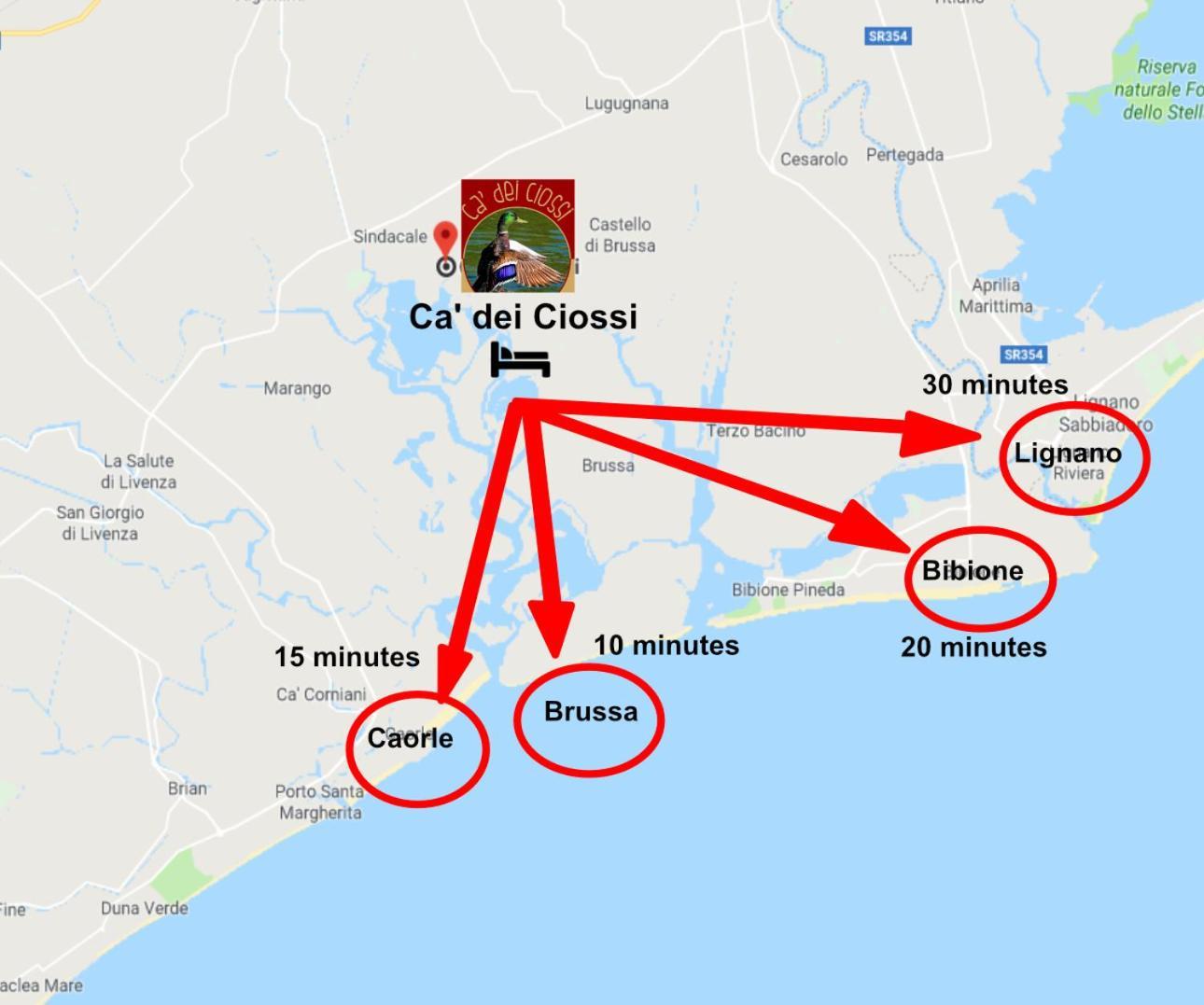 Ca Dei Ciossi Hotel Concordia Sagittaria Ngoại thất bức ảnh